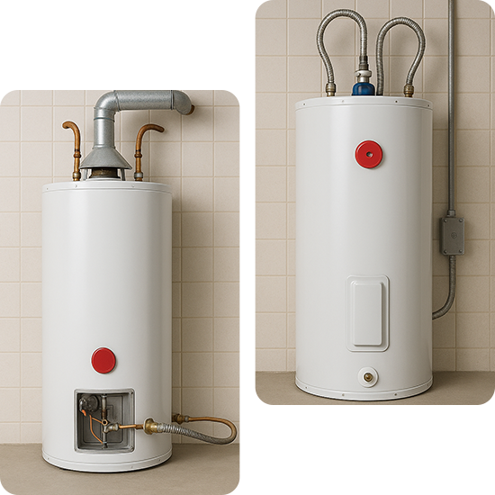 gas and electric water heater